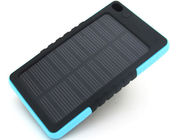 banque en plastique solaire de la puissance 6000MAH imperméable pour le chargeur de téléphone portable
