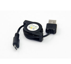 Câbles escamotables de chargeur de câble d'usb de micro