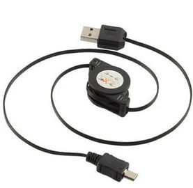 Câbles escamotables de chargeur de câble d'usb de micro