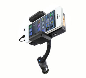 Support automatique de chargeur de voiture de col de cygne d'émetteur radioélectrique de FM de musique pour l'iPhone 3/4/5, HTC