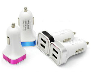 Adaptateur promotionnel de chargeur de voiture d'Usb de téléphone portable avec le câble micro de chargeur de données d'Usb