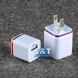 Chargeur à double accès de mur d'Iphone 6 de maison de 2-Ton d'adaptateur de courant alternatif D'Usb 3.1A