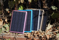 Chargeur portatif adapté aux besoins du client de banque de l'énergie 5000mah solaire pour le téléphone portable, iPad, appareil-photo